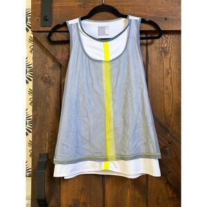 Lucky in Love girls xl Denim Days Mesh Crop Tank top